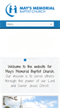 Mobile Screenshot of maysmemorial.org